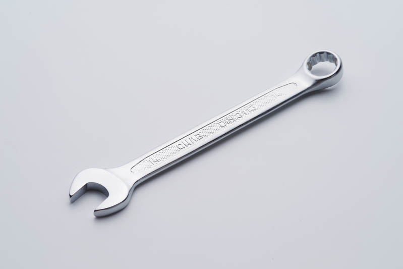 Фото Ключ рожково - накидной CrV 14мм (холодныйштамп DIN3113) СИЛА