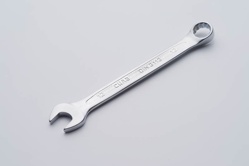 Фото Ключ рожково - накидной  CrV 12мм (холодный штамп DIN3113) СИЛА